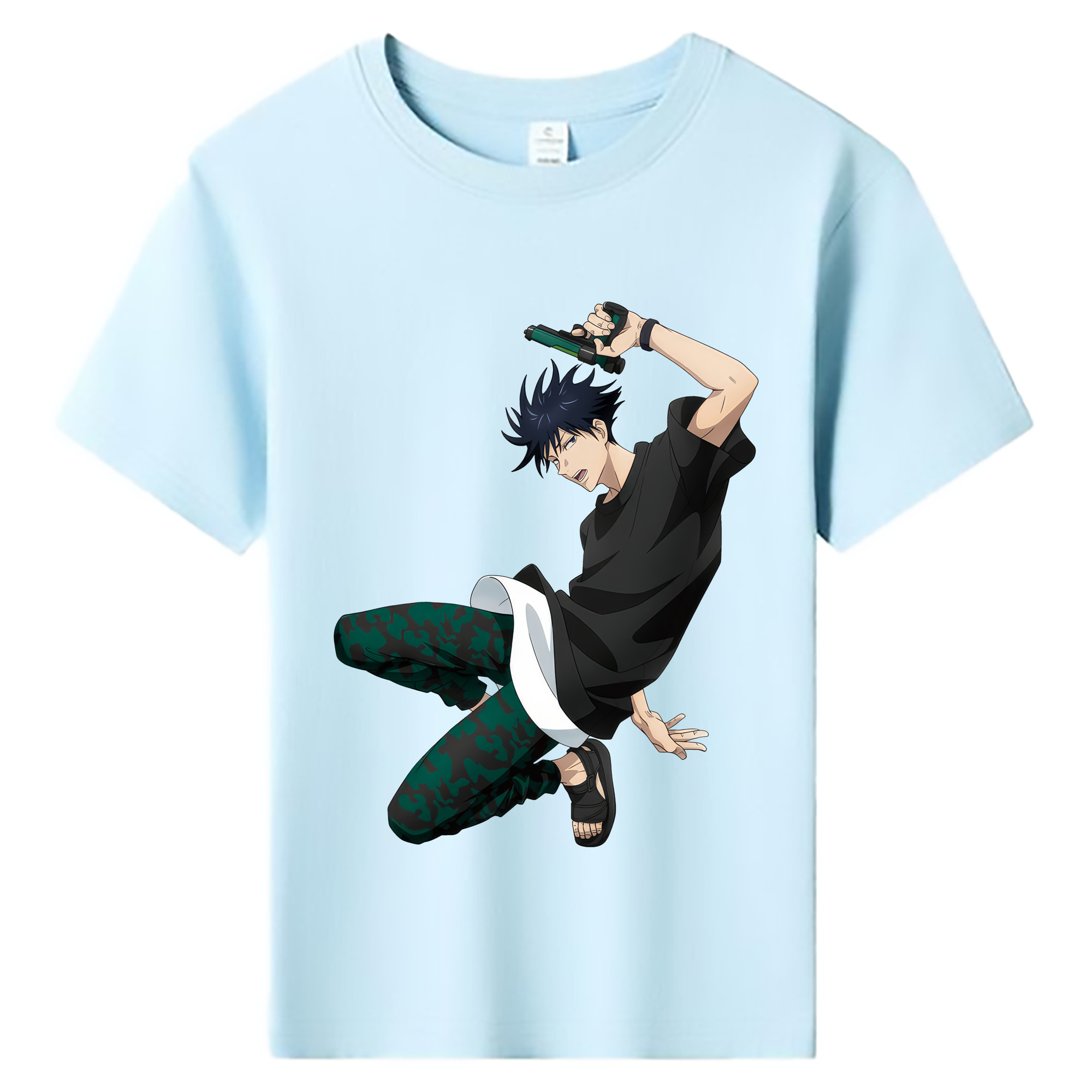 （画像用） 呪術廻戦 Jujutsu Kaisen 綿100％キッズTシャツ（フロントプリント）